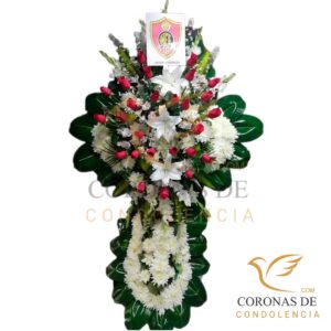 arreglos florales para difuntos coronas de condolencia cruz-04